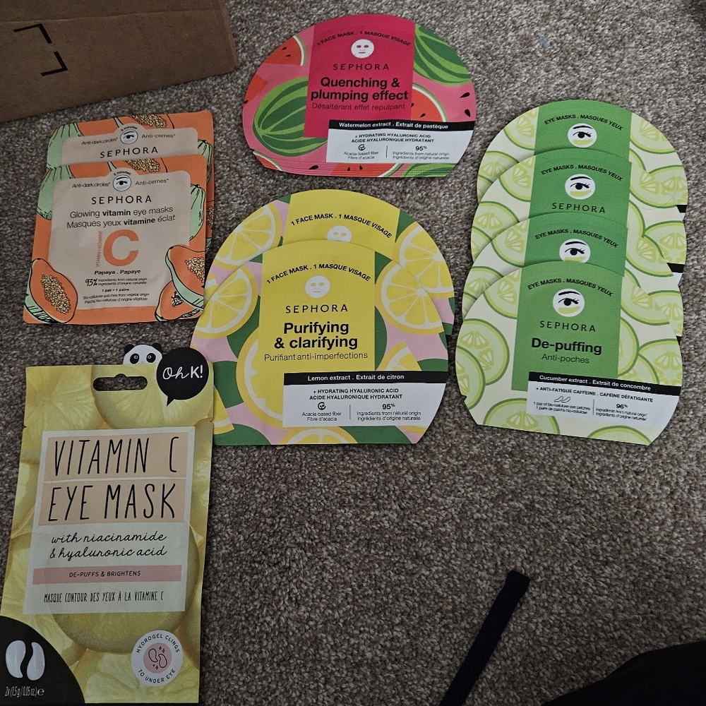 Sephora Face Mask Bundle 10 total NEW